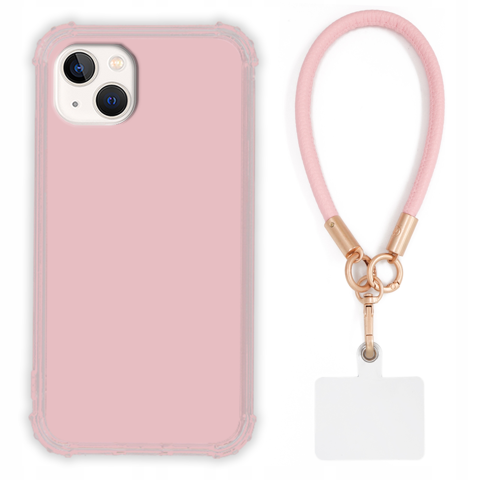 Puzdro Pre Iphone 15 Plus Case Antishock Pinky Ružové Vodítko Sada Odolné