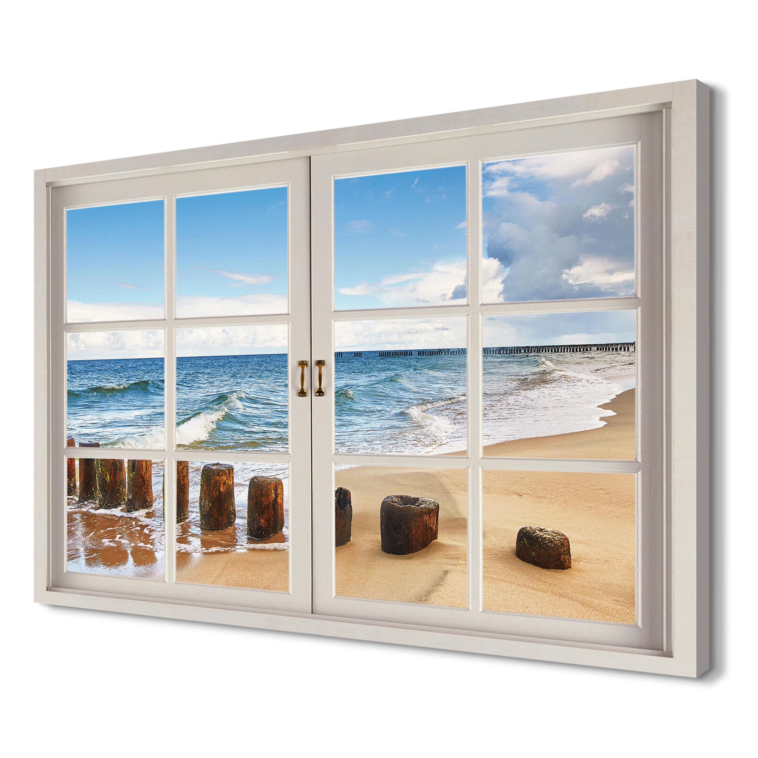 

Plaża Morze ozdoba ścienna 120x80 Obraz canvas 3d