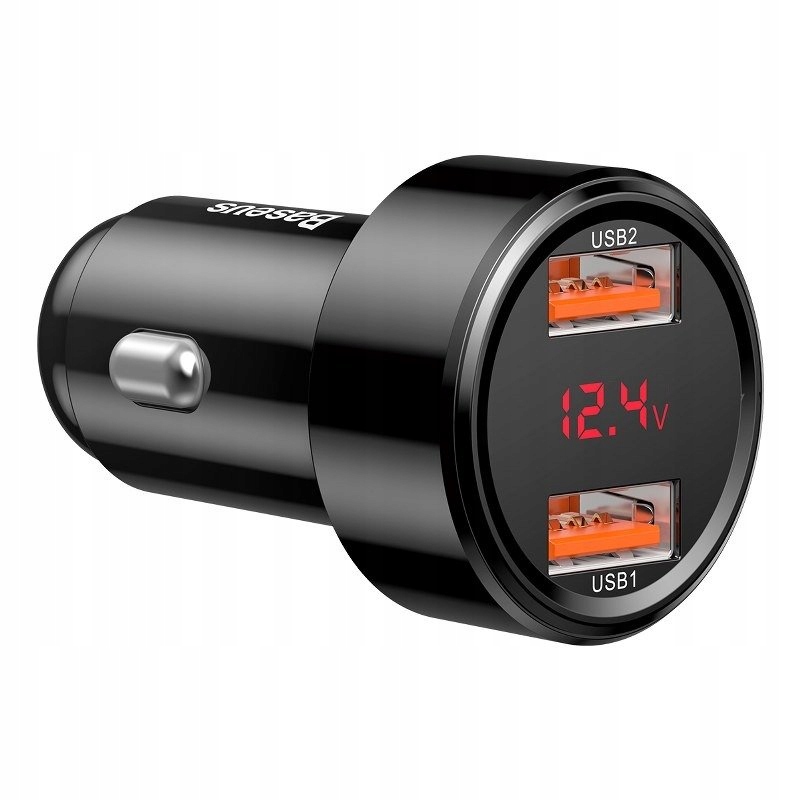 

Ładowarka samochodowa Baseus Magic, 45W 6A 2xUSB-A