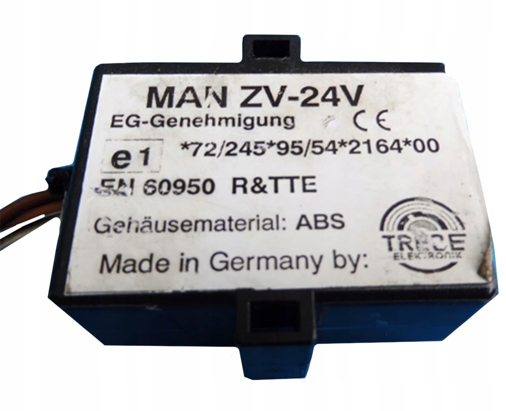 STEROWNIK CENTRALNEGO ZAMKA MAN TGA TGX TGS ZV 24V Part number 60950