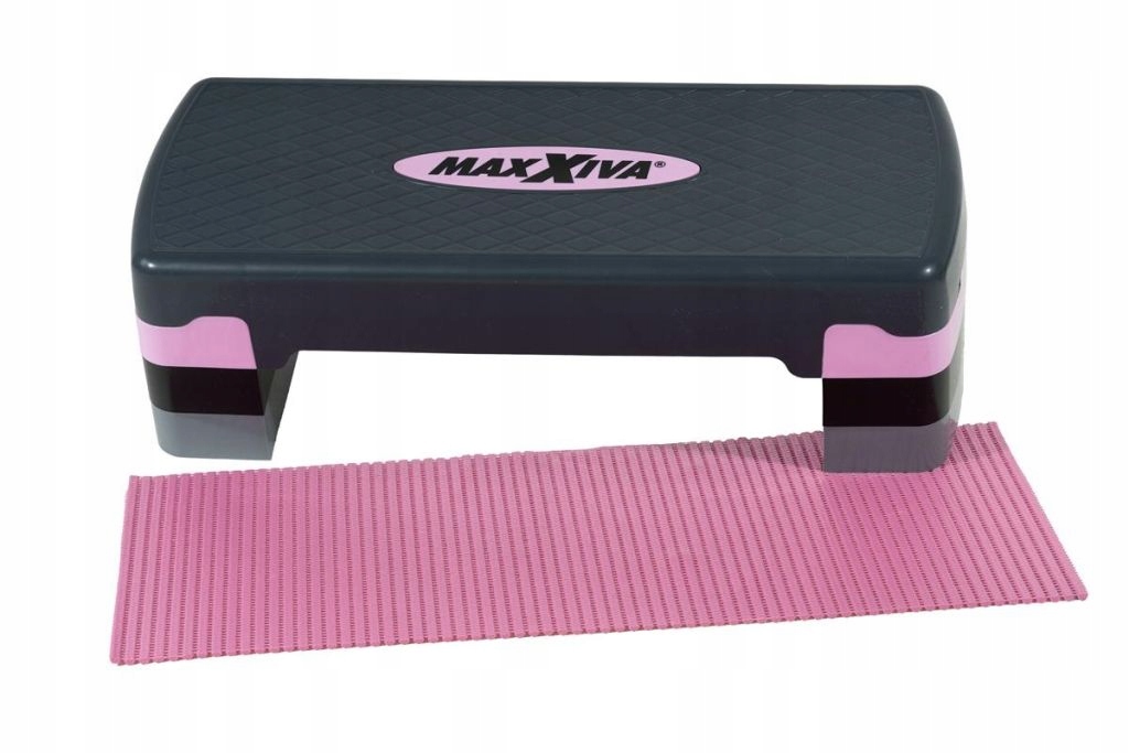 Maxxiva fitness stepper, výškově nastavitelný, růžová