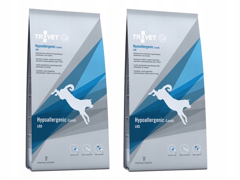 Levně Trovet Dog Lrd Hypoallergenic Lamb 2 x 10 kg monoproteinová dieta pro psy