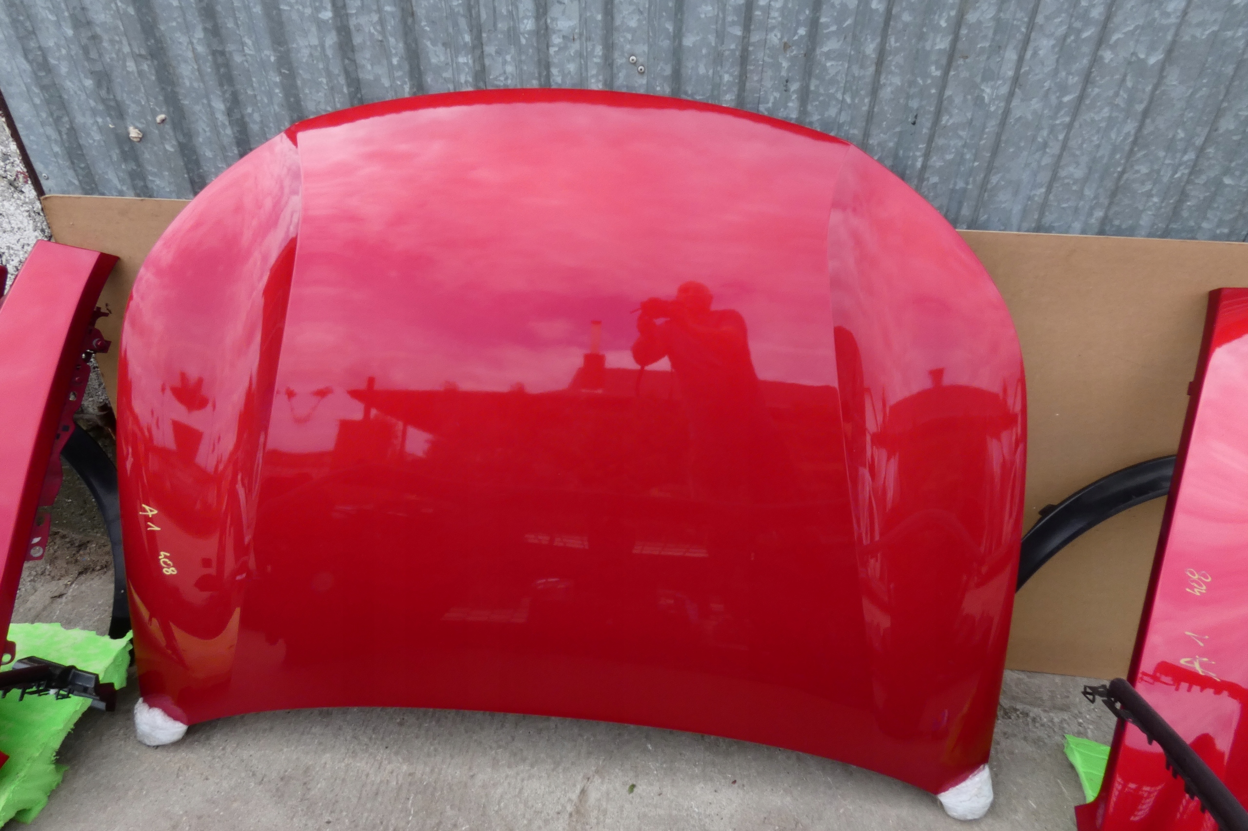 PEUGEOT 408 complete front bumper bonnet lights EVH