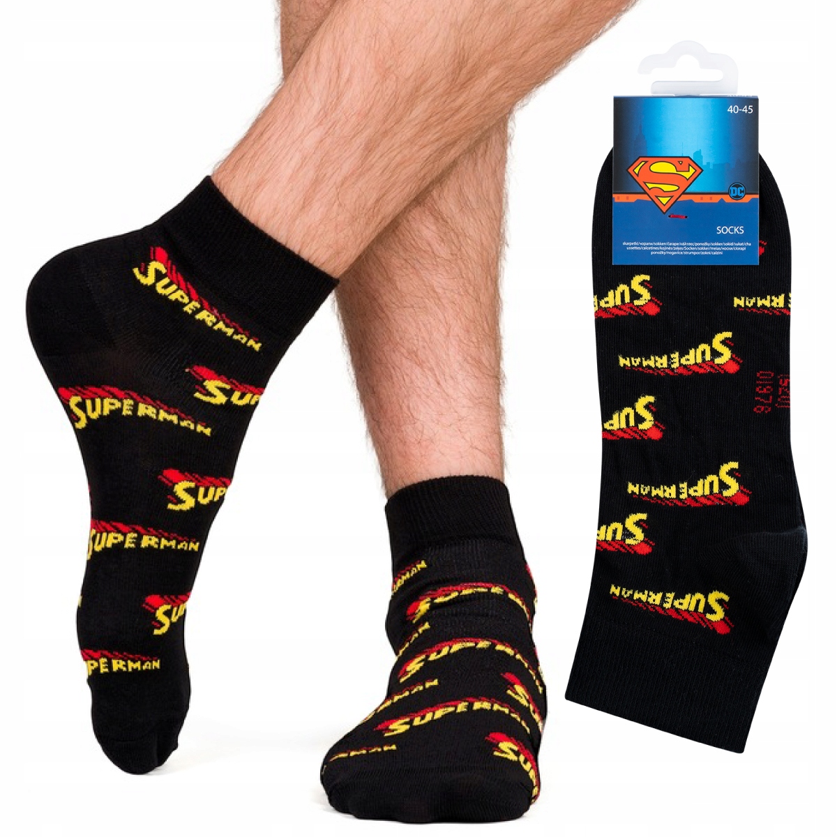 

Zakostki Męskie Soxo Skarpetki Superman