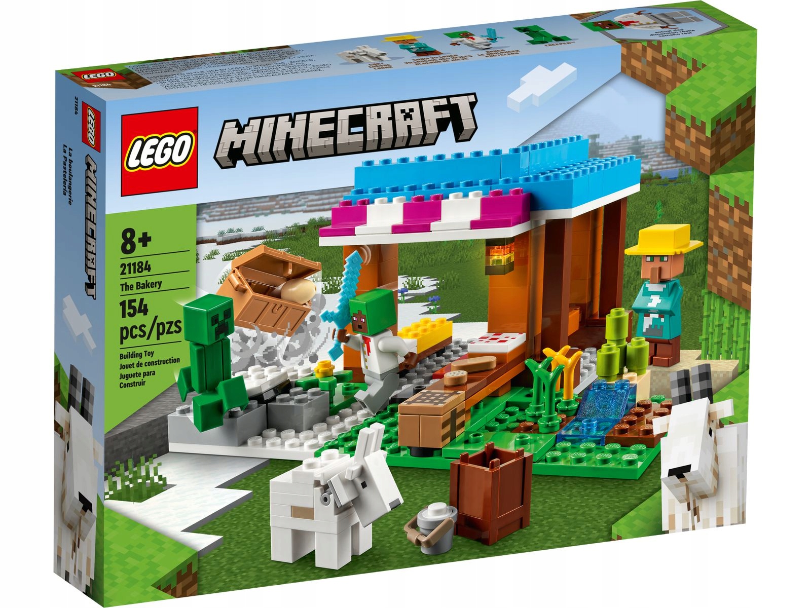 

Lego Minecraft 21184 Piekarnia, Creeper, Klocki
