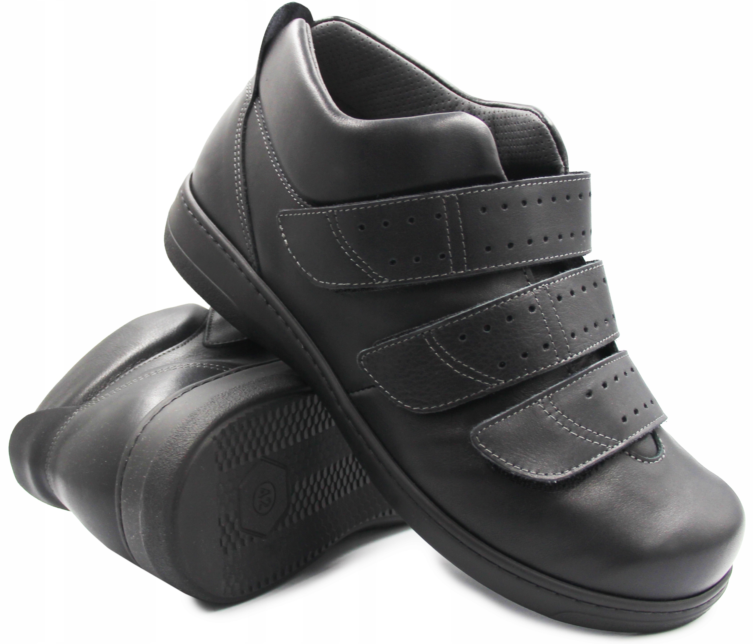 Pánské boty na široké nohy černé Podowell Anatole 43