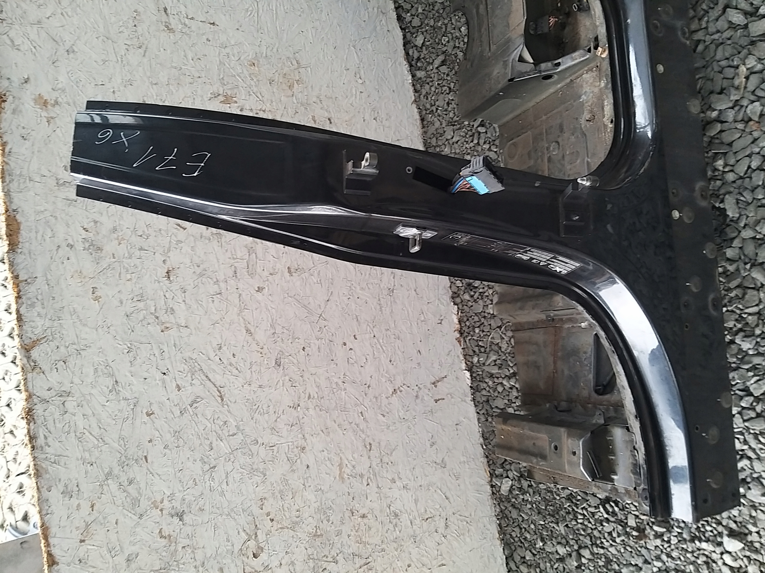 BMW X6 E71 fender quarter threshold pillar left rear part rear 07-14r