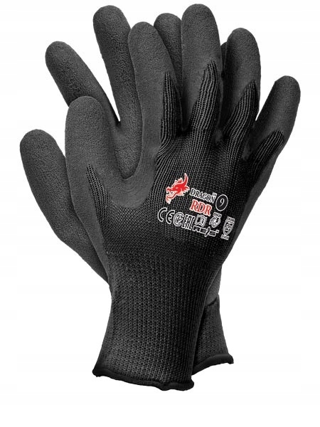 

Rękawice Robocze Dragon Rdr Czarne Mocne r.11