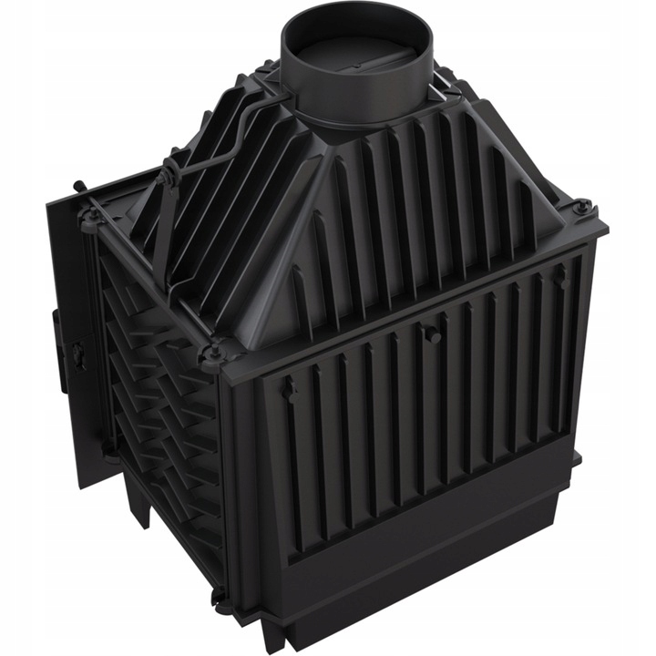 Kominek Wkład Kominkowy KRATKI ANTEK 10kW Żeliwny Dolot EKO ZESTAW GRATISÓW Szerokość 600 mm