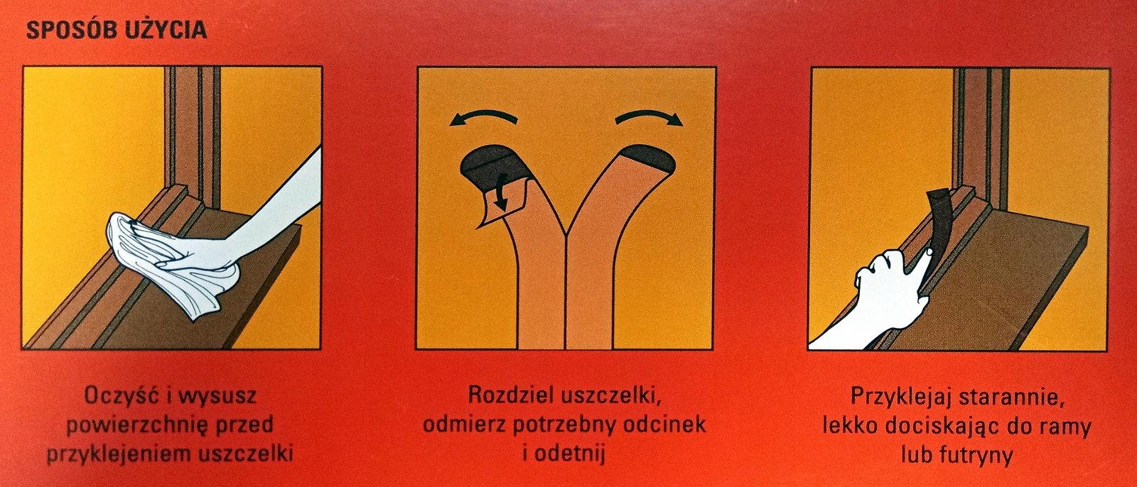 Uszczelka do okna okien okienna drzwi P BIAŁA 6m Kod producenta Uszczelka do okna