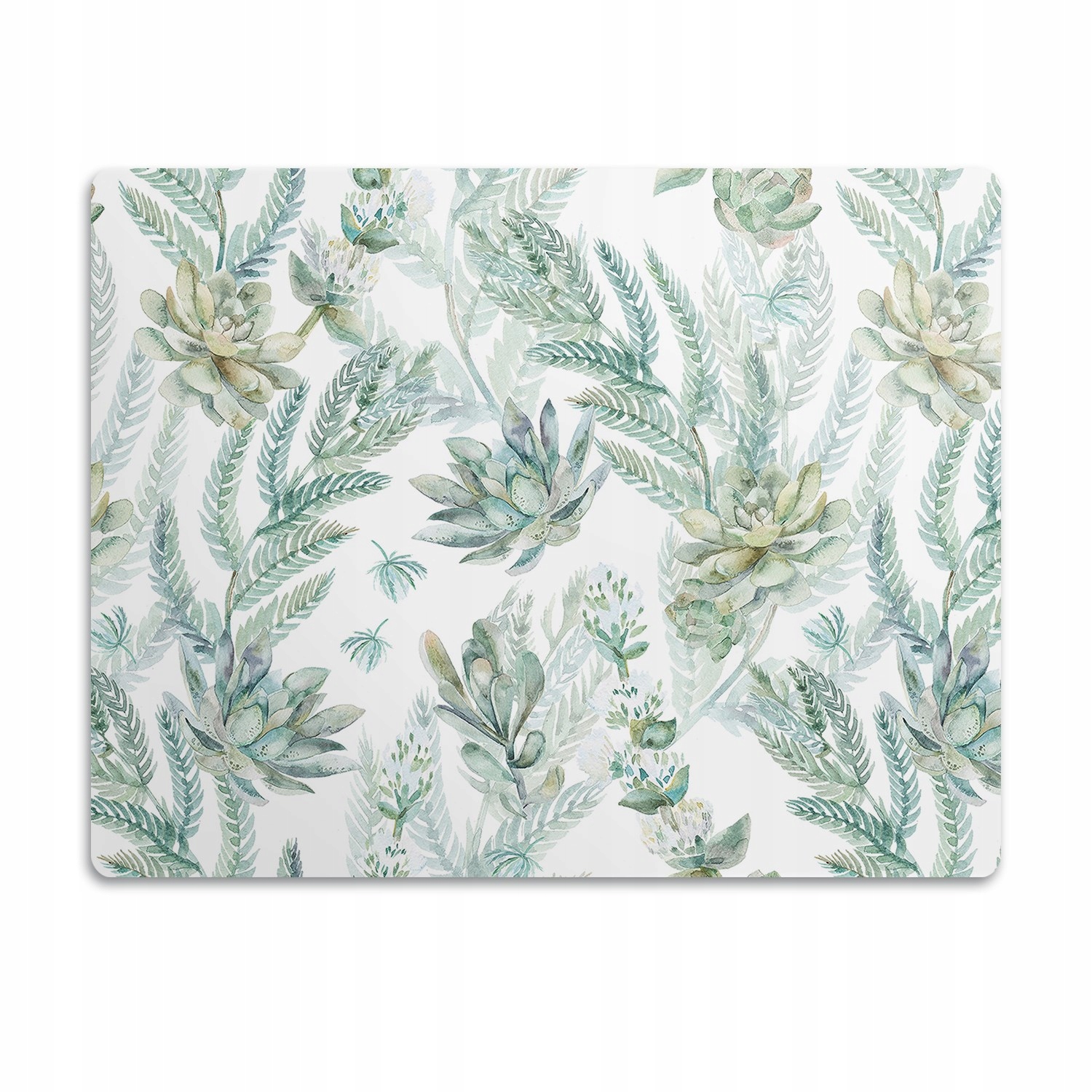 Levně Ochranná podložka pod misky Malované rostliny 60x40 cm