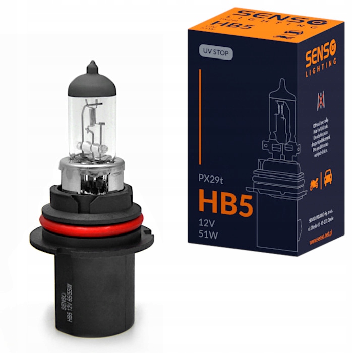 Żarówka Senso HB5 12V 65/55W PX29t