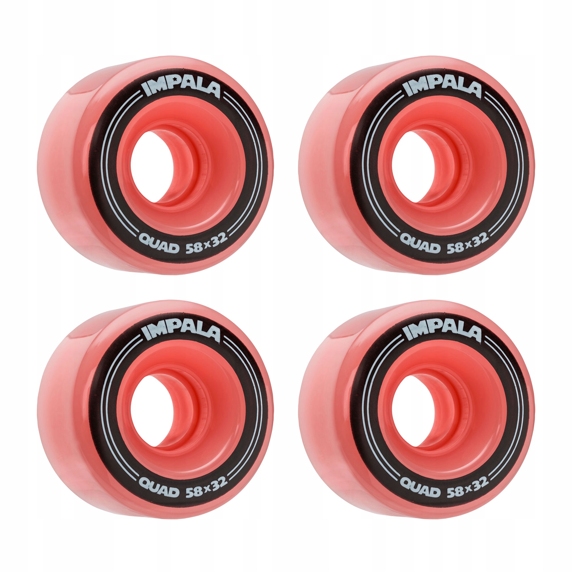 Kółka Do Wrotek Impala 58X32MM/82A Różowe