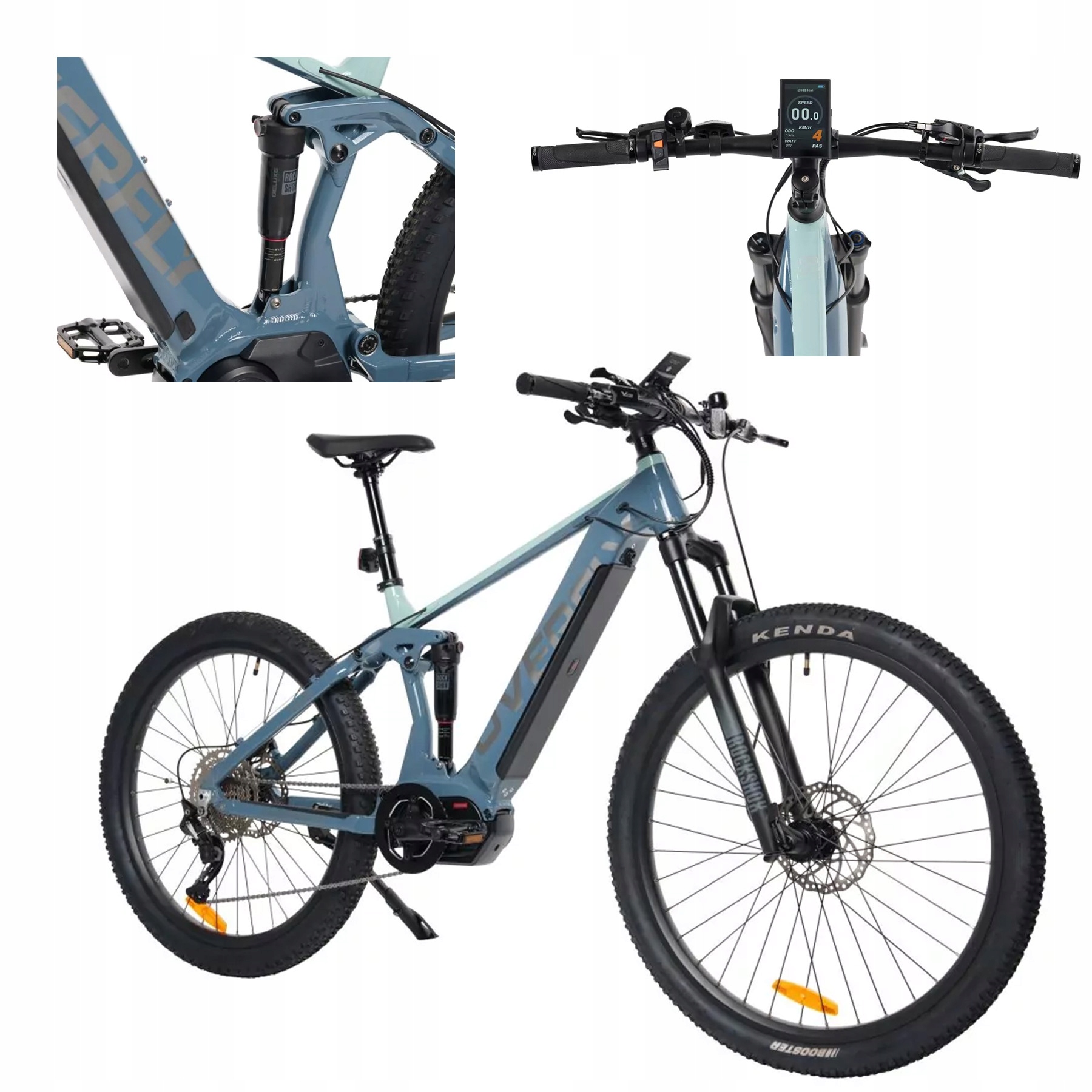 Rower Elektryczny Overfly Aglaia 48V 672Wh 130NM Rockshox Mtb Panasonic