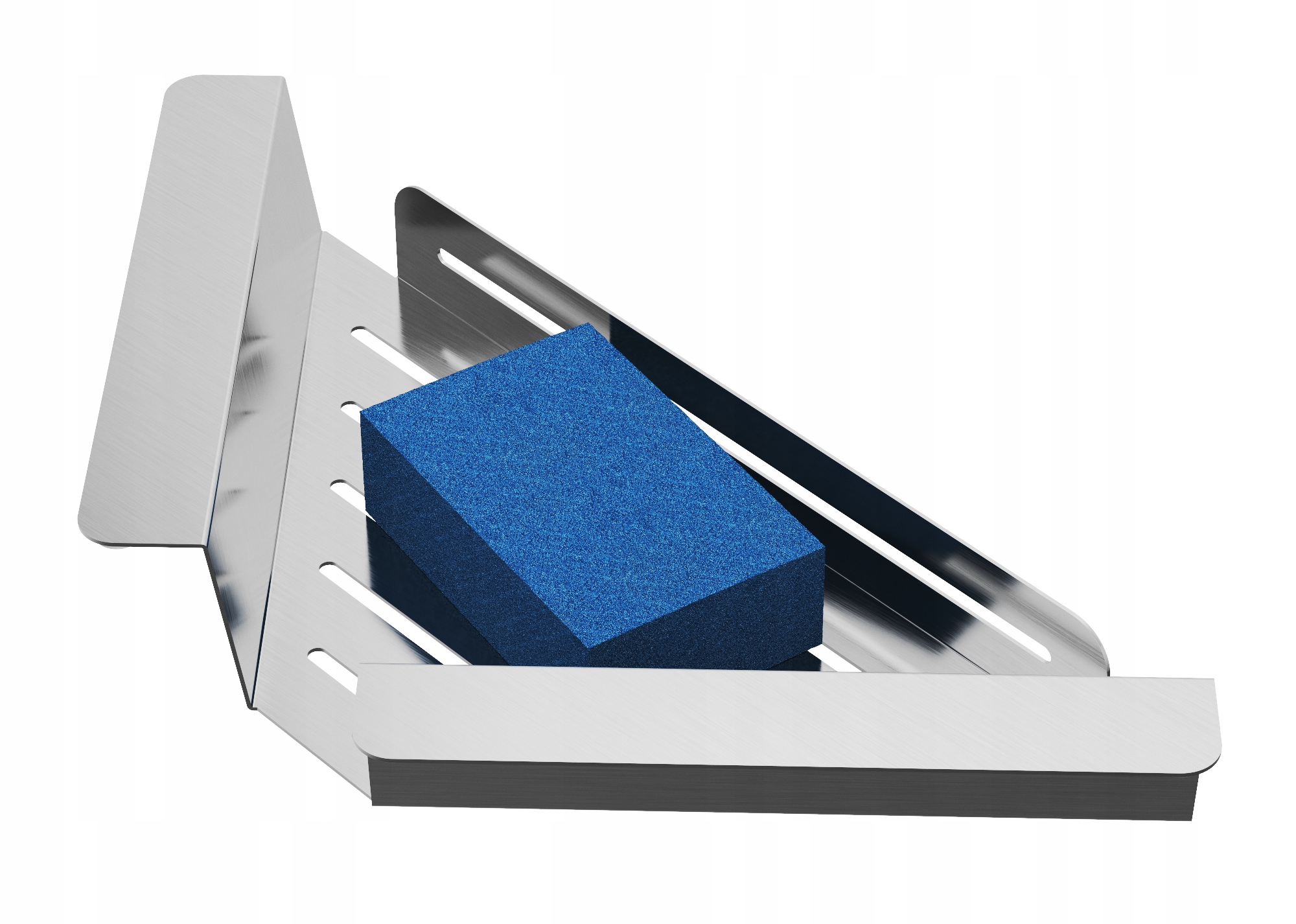 Držák Na Záchod Vložka Na Houbičku Na Mytí Nádobí Rohový Věšák Ocel Chrom