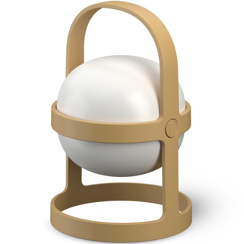 Rosendahl Solárna lampa Soft Spot Solar Circular (25 cm), wheat