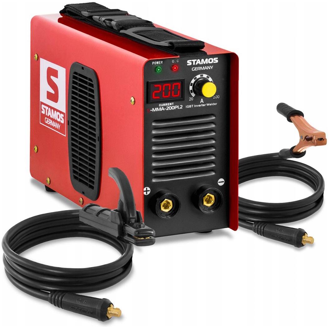 Svařovací stroj Mma 200 A – 230 V – Stamos. Ideální pro profesionály