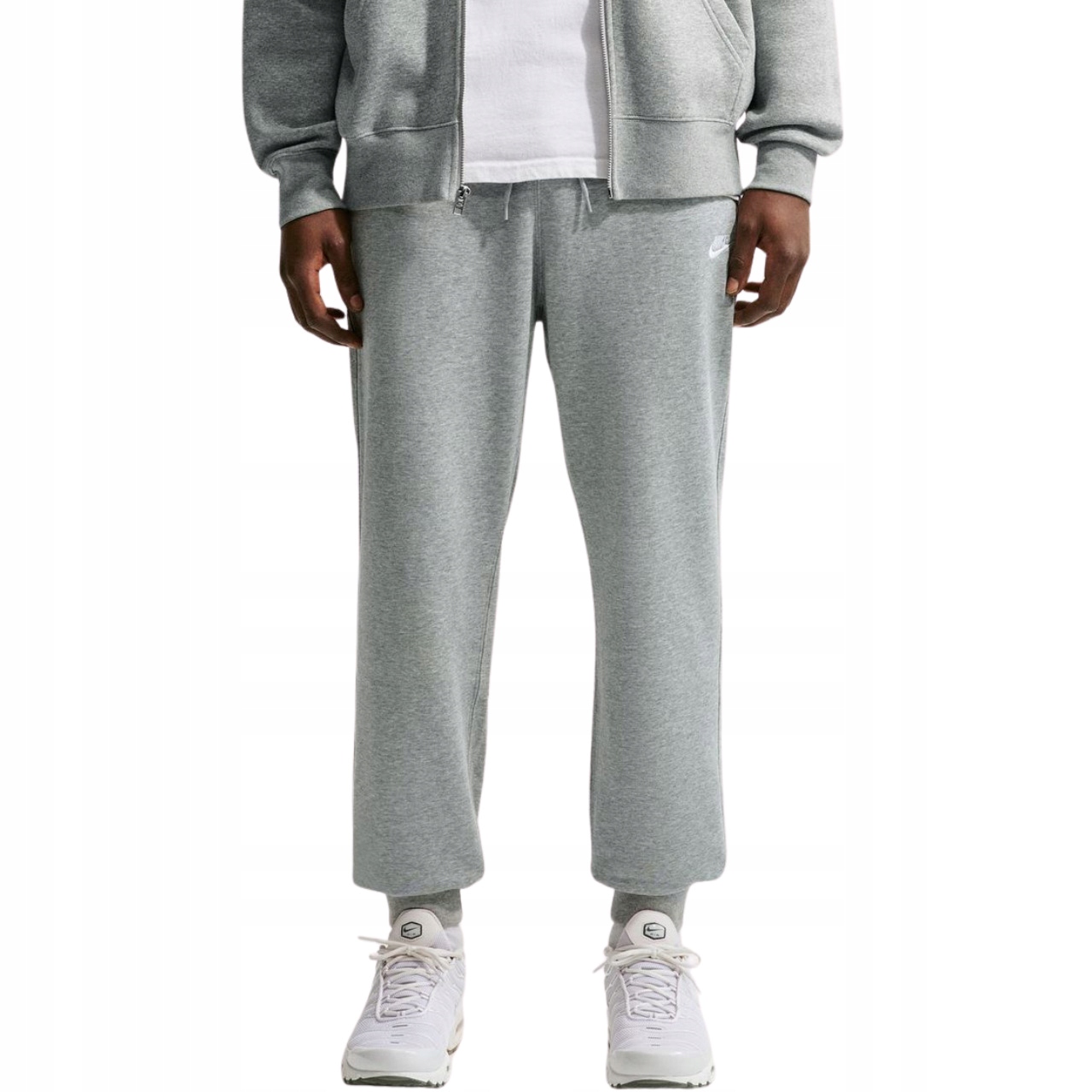 Spodnie dresowe Nike Club szare-cienkie FN3801-063 roz: M