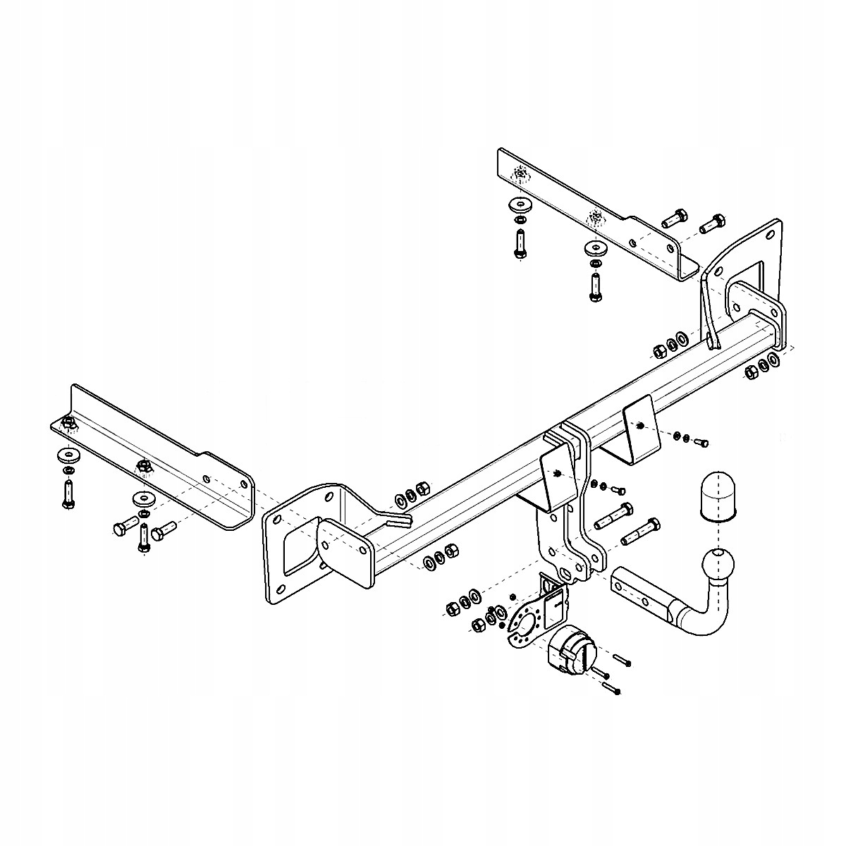 Hak holowniczy Opel Insignia 2 B Liftback od 17 MODUŁ WIĄZKA 13 PIN GRATIS Producent Steinhof