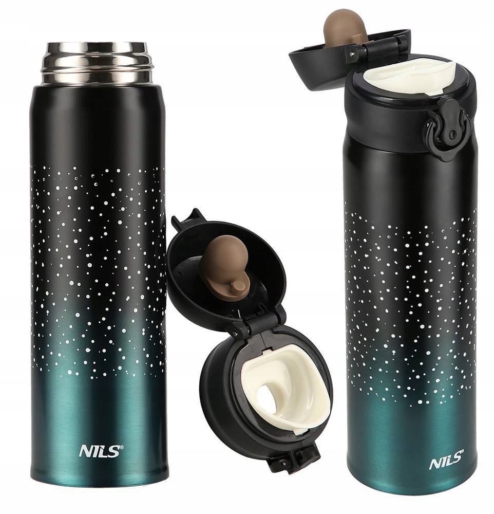Kubek Termiczny Termos Próżniowy Butelka Na Kawę Herbatę 450 ml Nils Camp