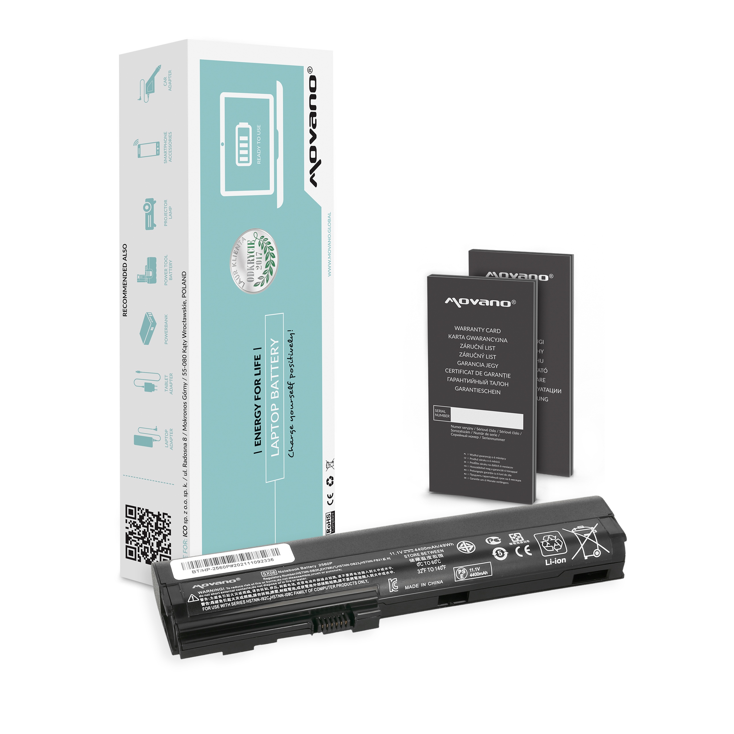 Bateria SX06 SX06XL do Hp EliteBook 2560p 2570p HSTNN-DB2L