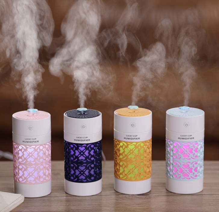 NAWILŻACZ POWIETRZA DYFUZOR LAMPKA LED WIATRAK USB Rodzaj dyfuzor ultradźwiękowy