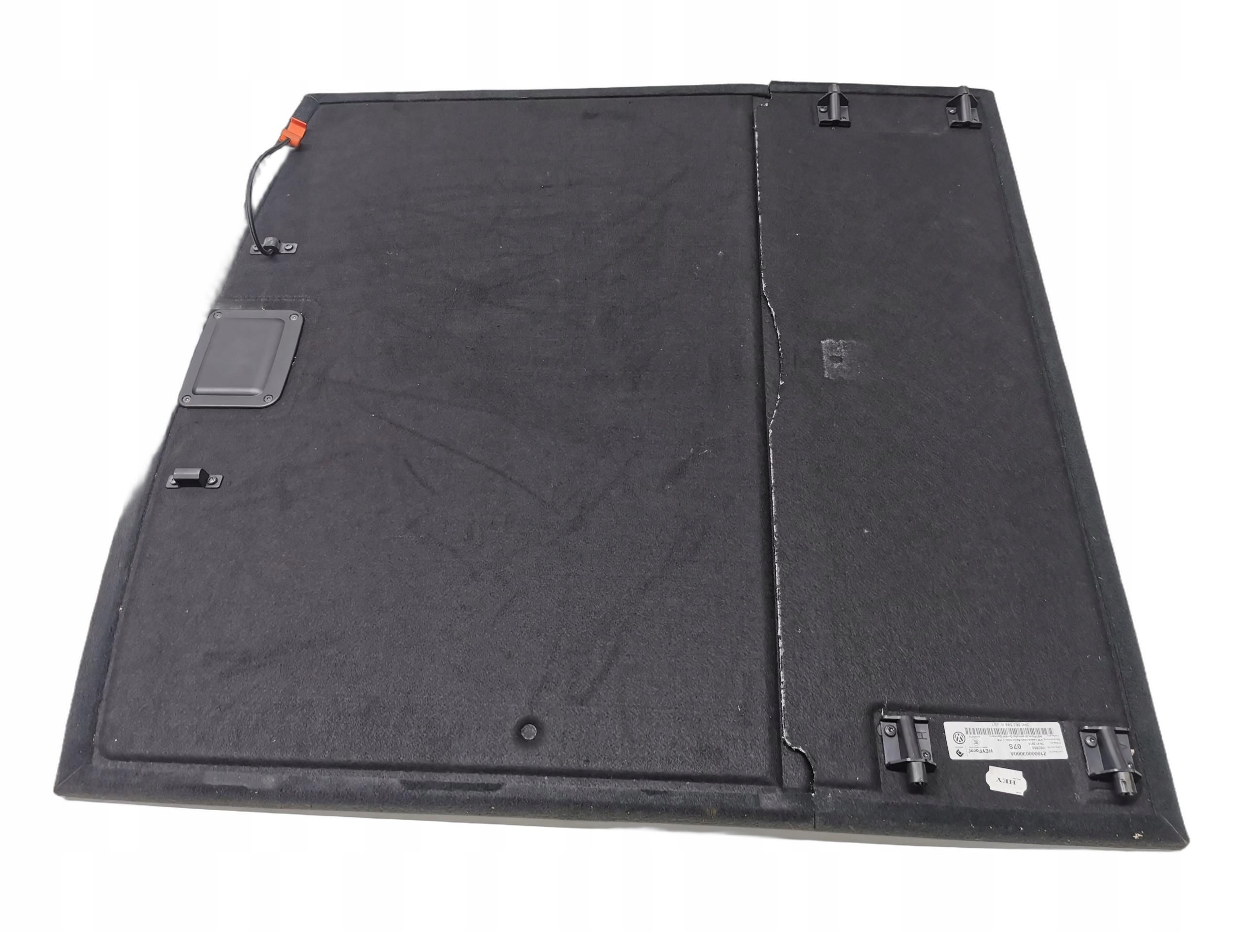 floor mats boot VW TOUAREG II 7P 7P6863546B