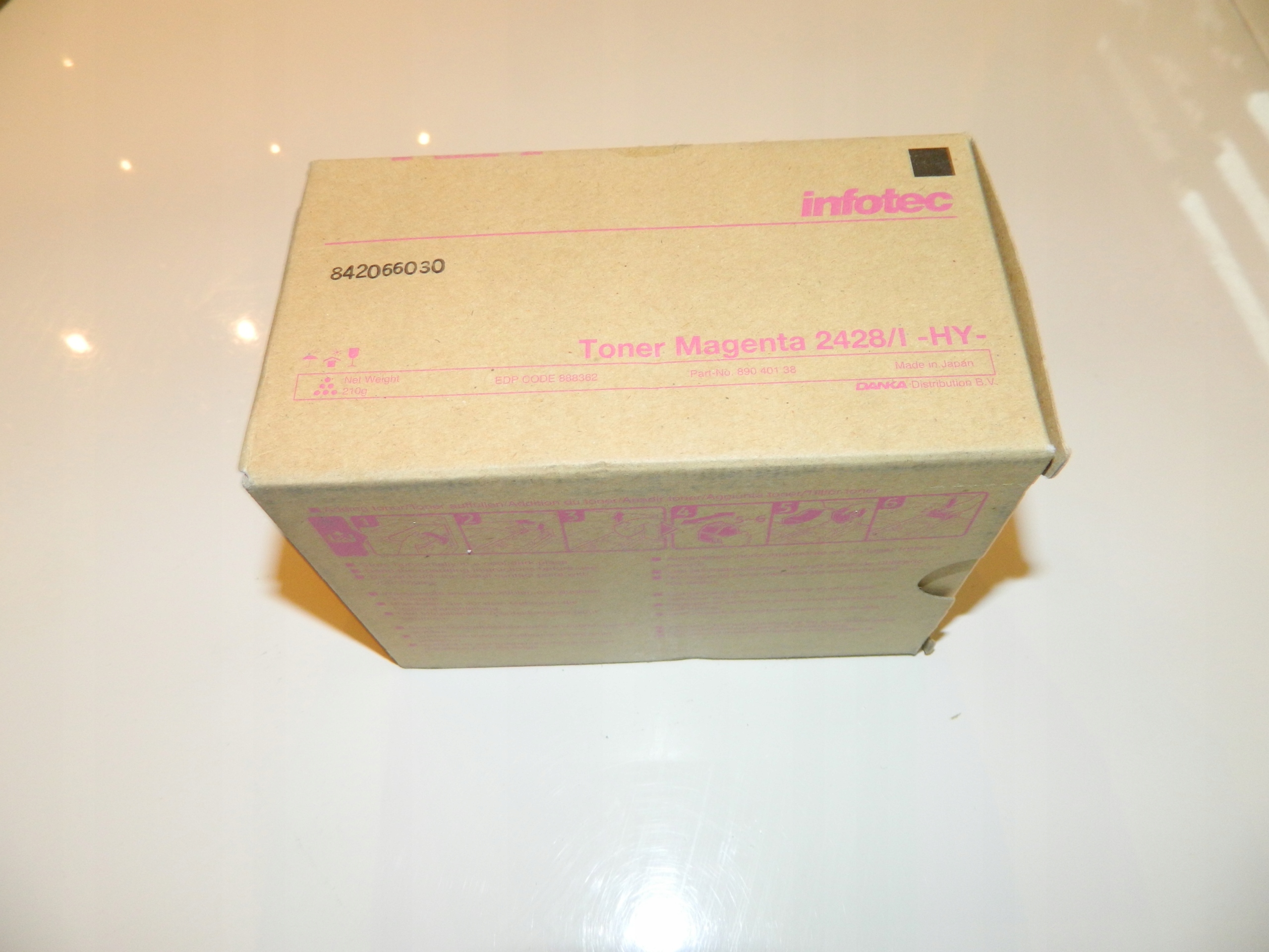 Toner Ricoh Typ R2 888346 Magenta Infotec 2428/I Originál