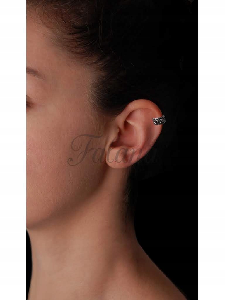 NAUSZNICA OPONKA ZACISK WZÓR ORIENTALNY k2091 Marka Falana