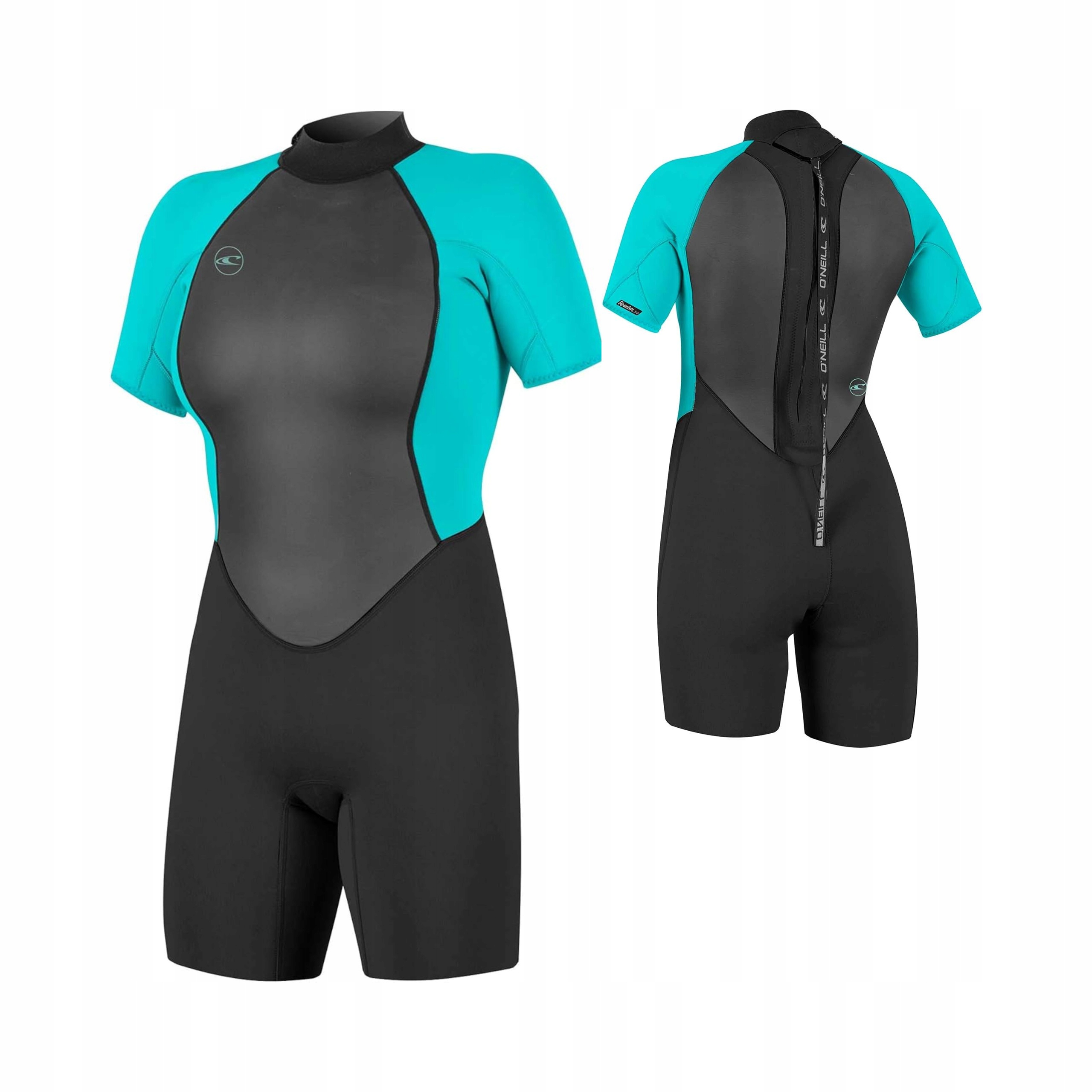O'neill Dámská Neoprenová Pěna REACTOR-2 2MM Black Aqua Velikost Eu 14
