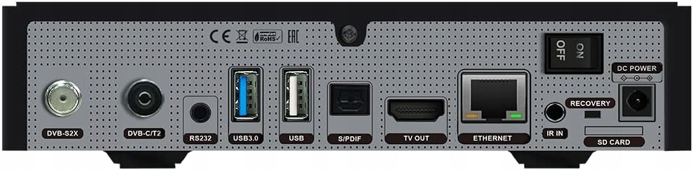 GigaBlue UHD Trio 4K PRO - Combo Tuner, W-LAN 1200 Mbps Typ tunera DVB-S2 DVB-T2