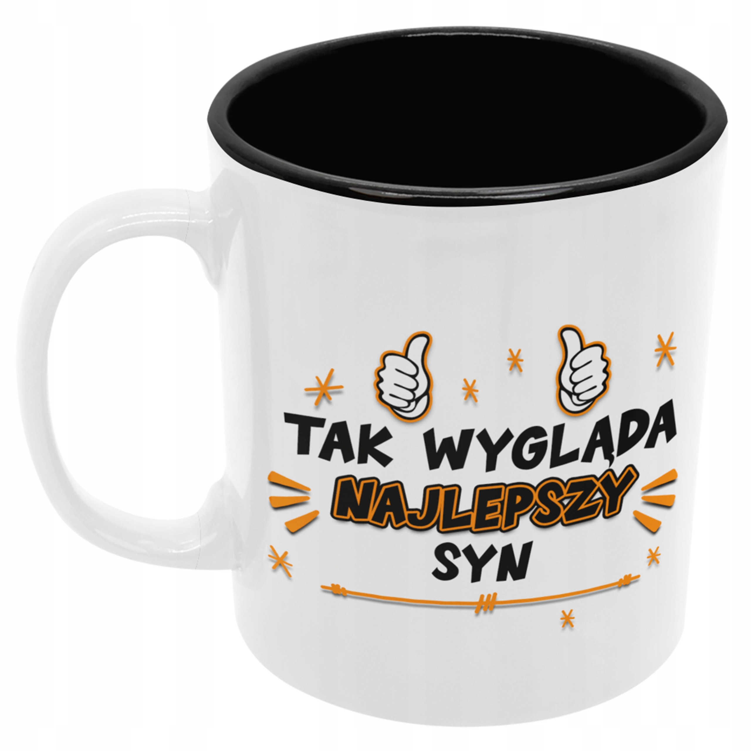 

Kubek Syna syn dziecko czarny środek