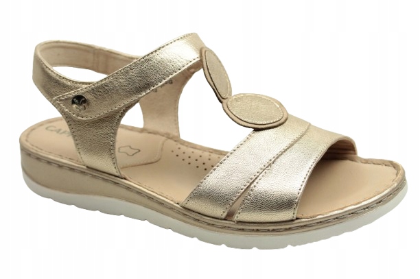 Dámské Caprice Taupe Metallic Leather 9-28154-42 366 38 Pohodlné