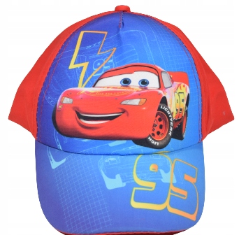 Czapka z daszkiem AUTA CARS 52 Ochrona UV30+