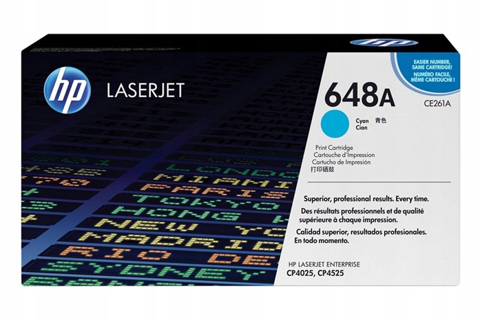 Toner Cyan Hp Color LaserJet CP4520, Enterprise CP4025, CP4525