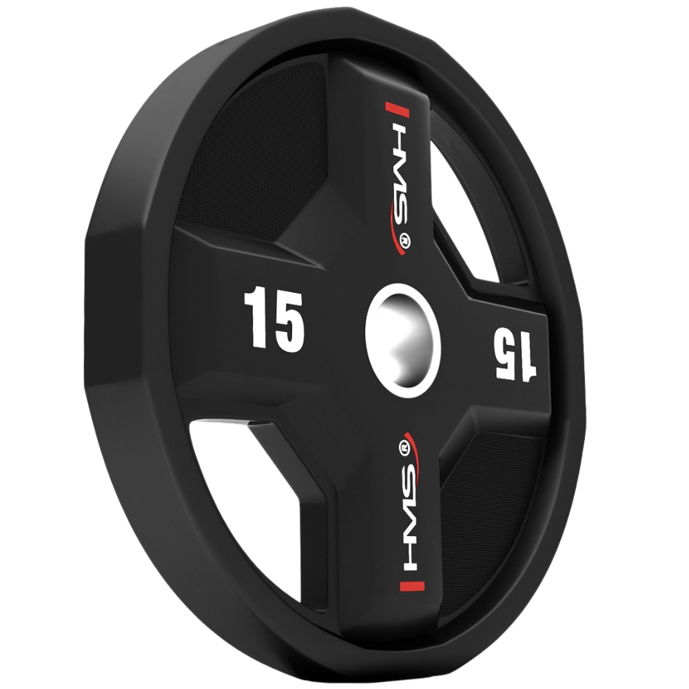 Hms Kotouč Závaží Olympijský Pro Osa Činky Polyuretanový 15 kg