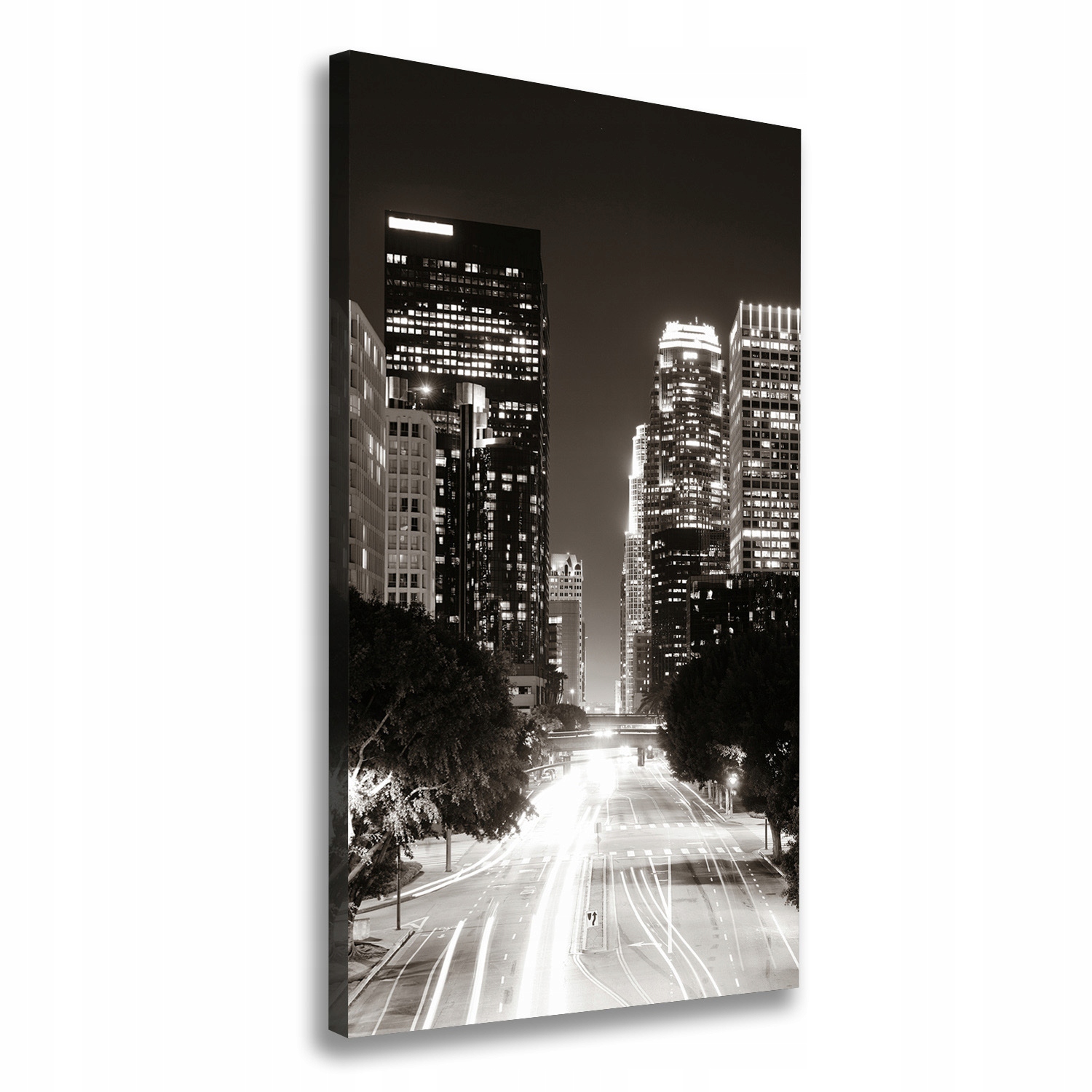 Foto obraz na plátně Los Angeles v noci 60x120 cm