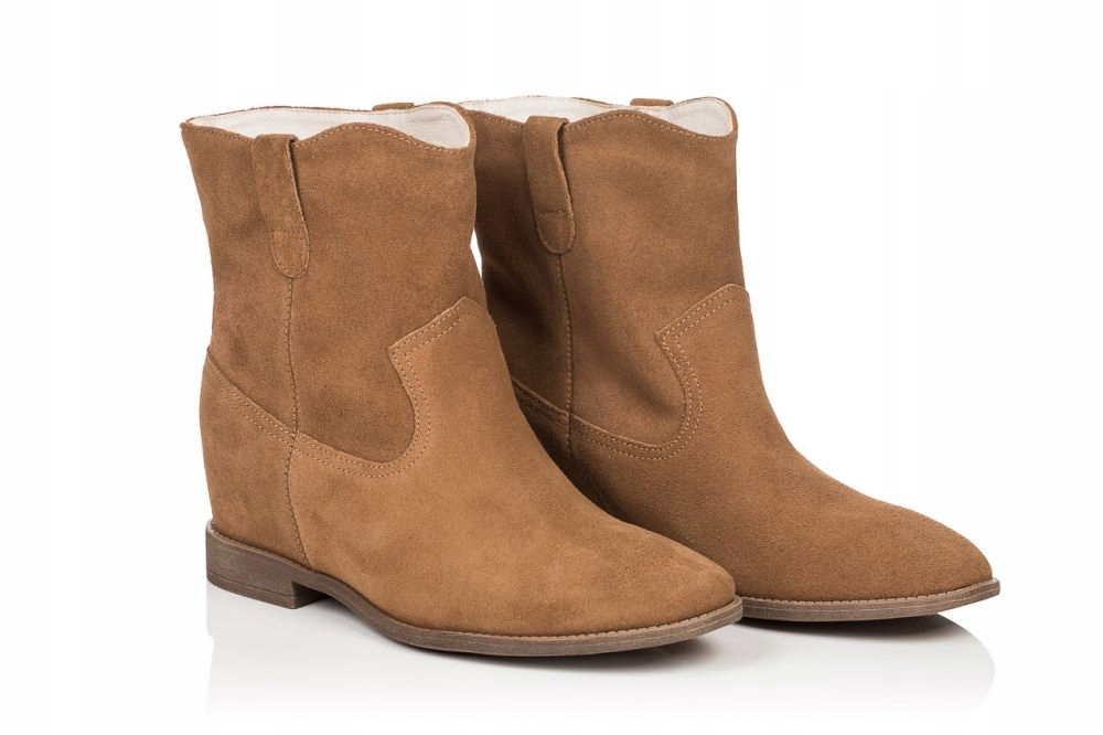 Kovbojské Boty Kožené Nazouvací Butdam 39