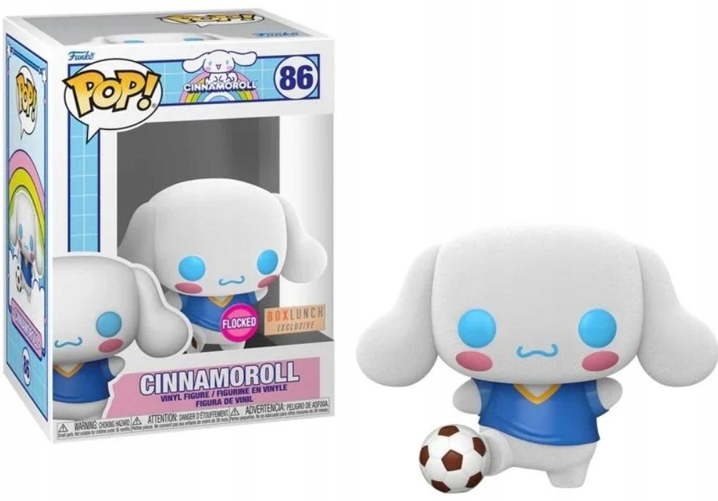 Funko Pop! Hello Kitty Sanrio 86 Cinnamoroll s fotbalovým míčem (fl)