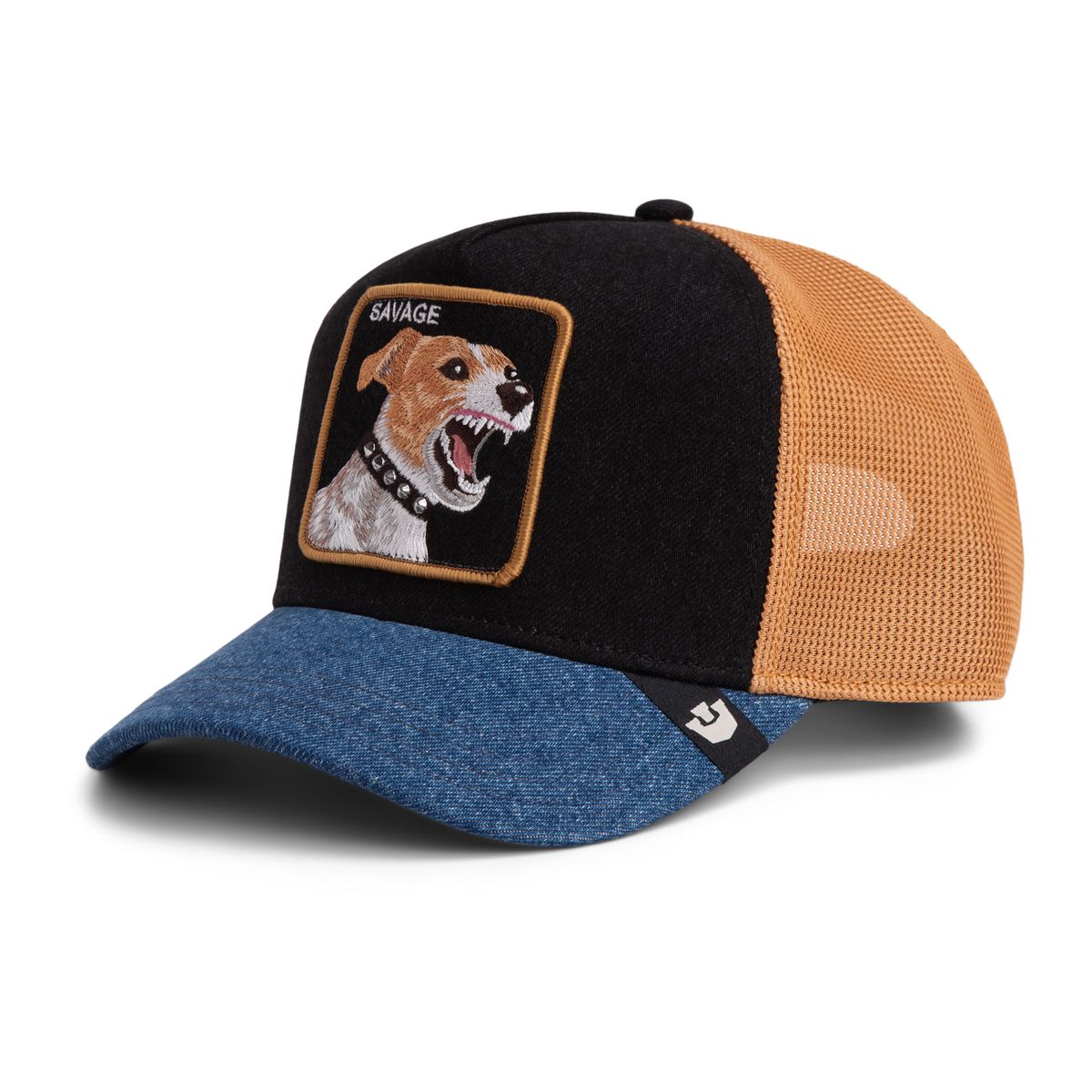 Goorin Bros kšiltovka Savage Dawg Denim Trucker univerzální velikost