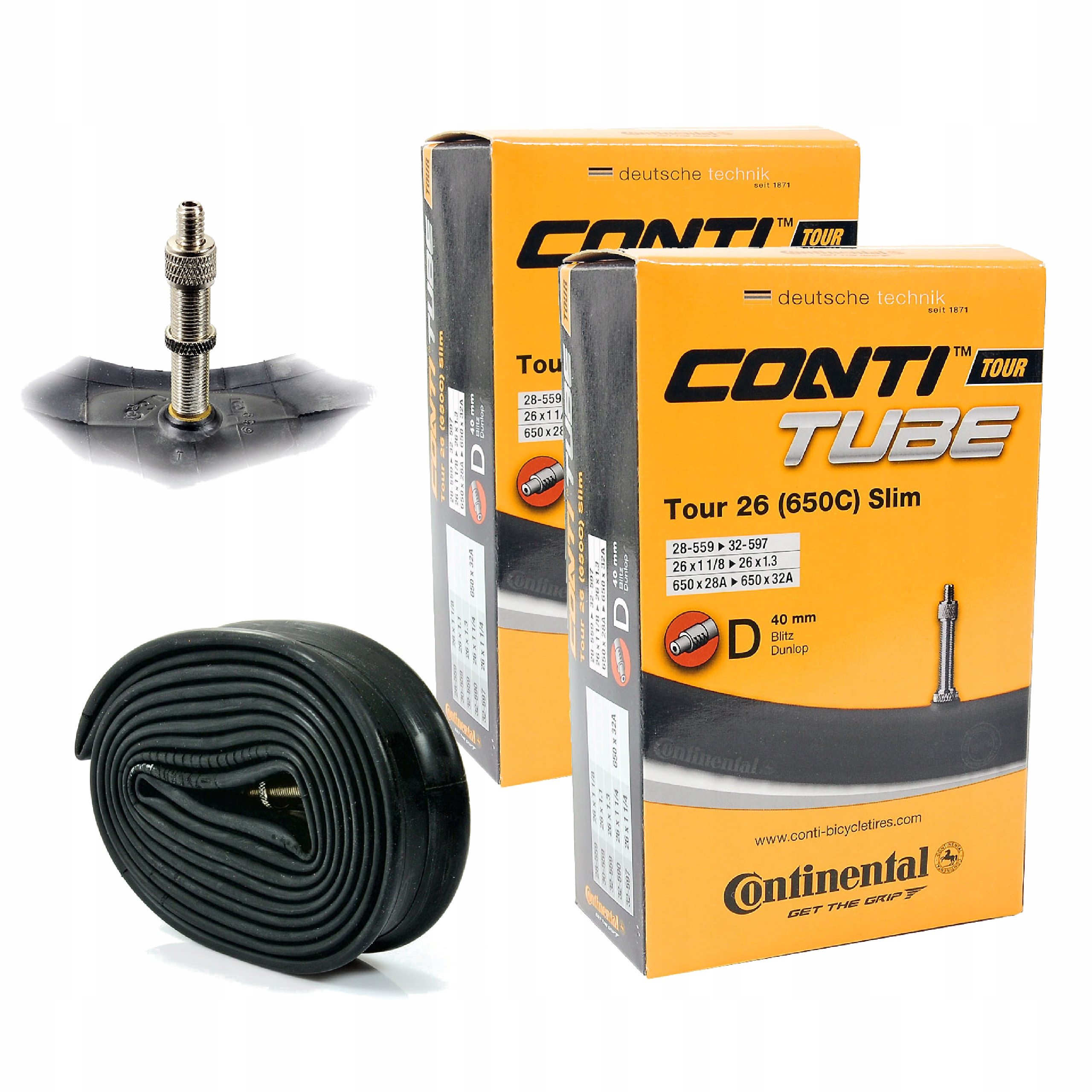 

Dętka Continental Tour Slim 26-27.5'' 1.3'' dunlop