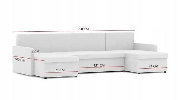 DUŻY ELEGANCKI NAROŻNIK STYLOWA ROGÓWKA Milton III Marka inna