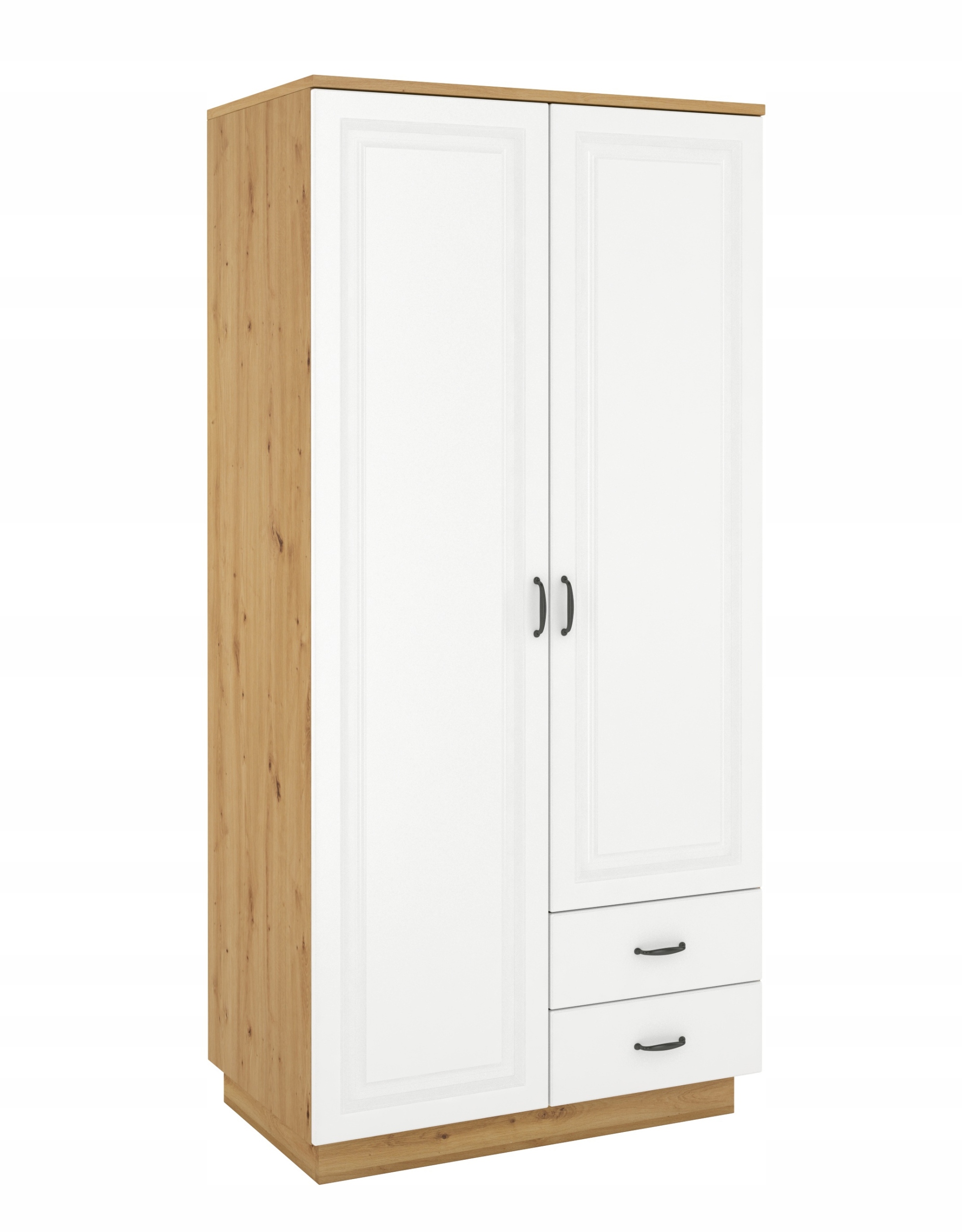 Módní Skříň Šatní Skříň Flawia, Dvoubarevná, Stylová