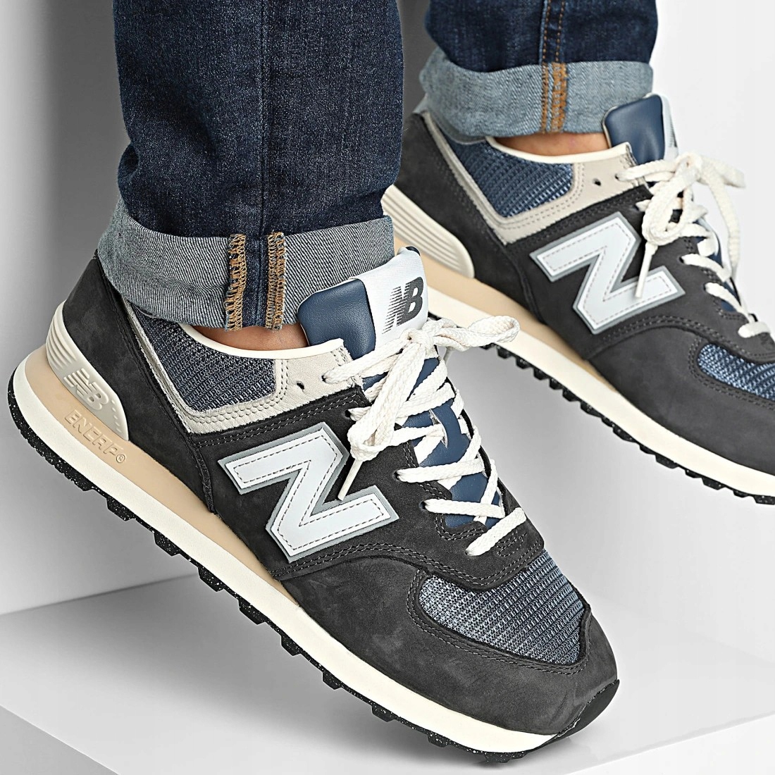 Boty New Balance U574SGG kožené tenisky