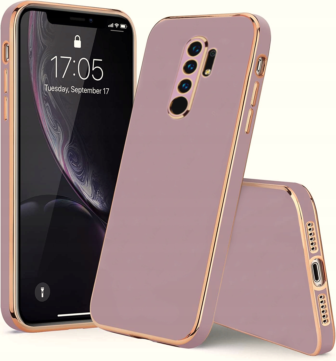 ETUI GLAMOUR DO XIAOMI REDMI 9 SILIKON + SZKŁO Marka Xiaomi