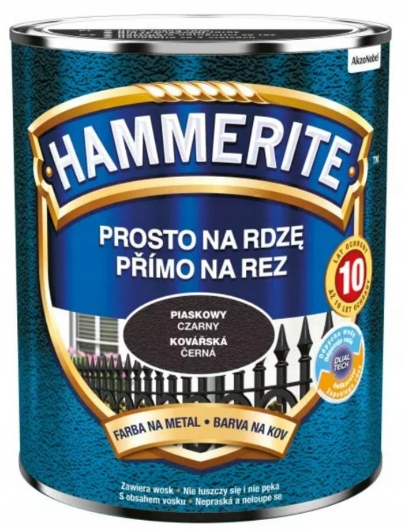 Hammerite Pískově Černý 2,5 L