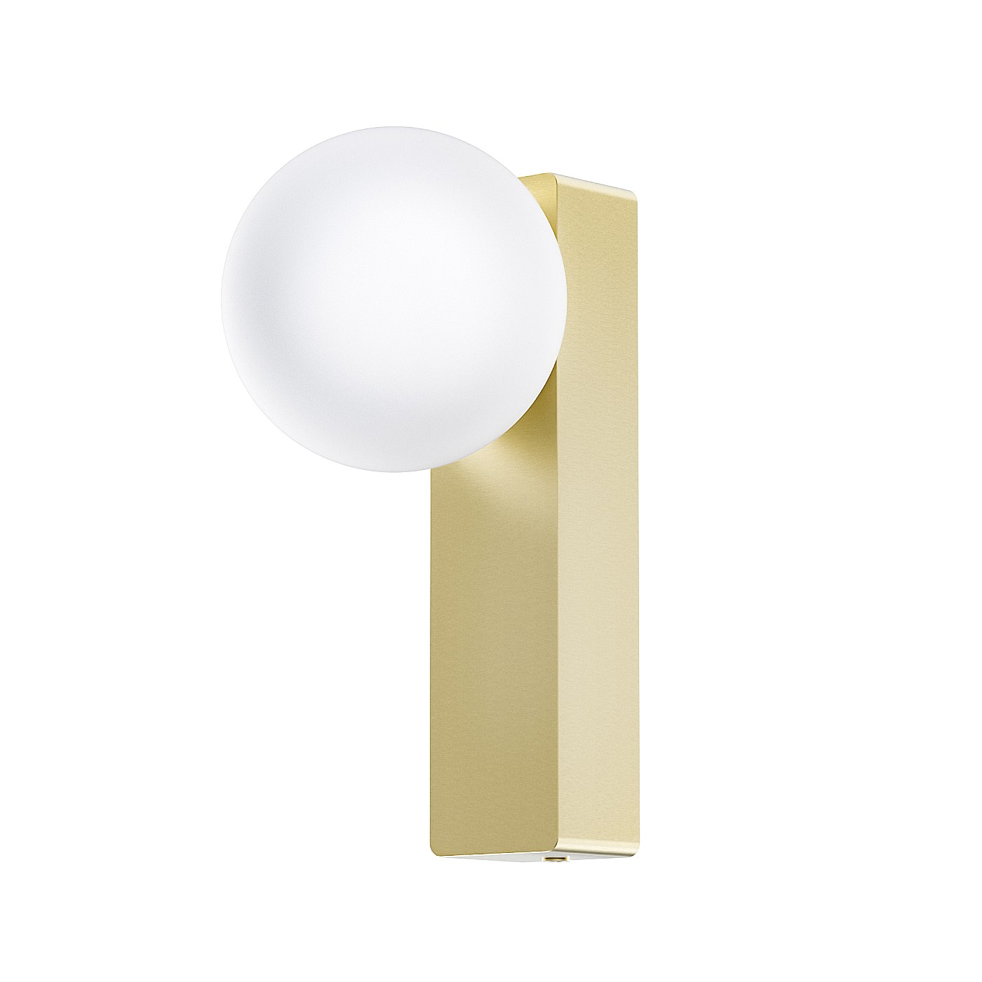 Univerzální zlatá nástěnná lampa Boletta Parette Old Gold IP44, vyšší těsnost