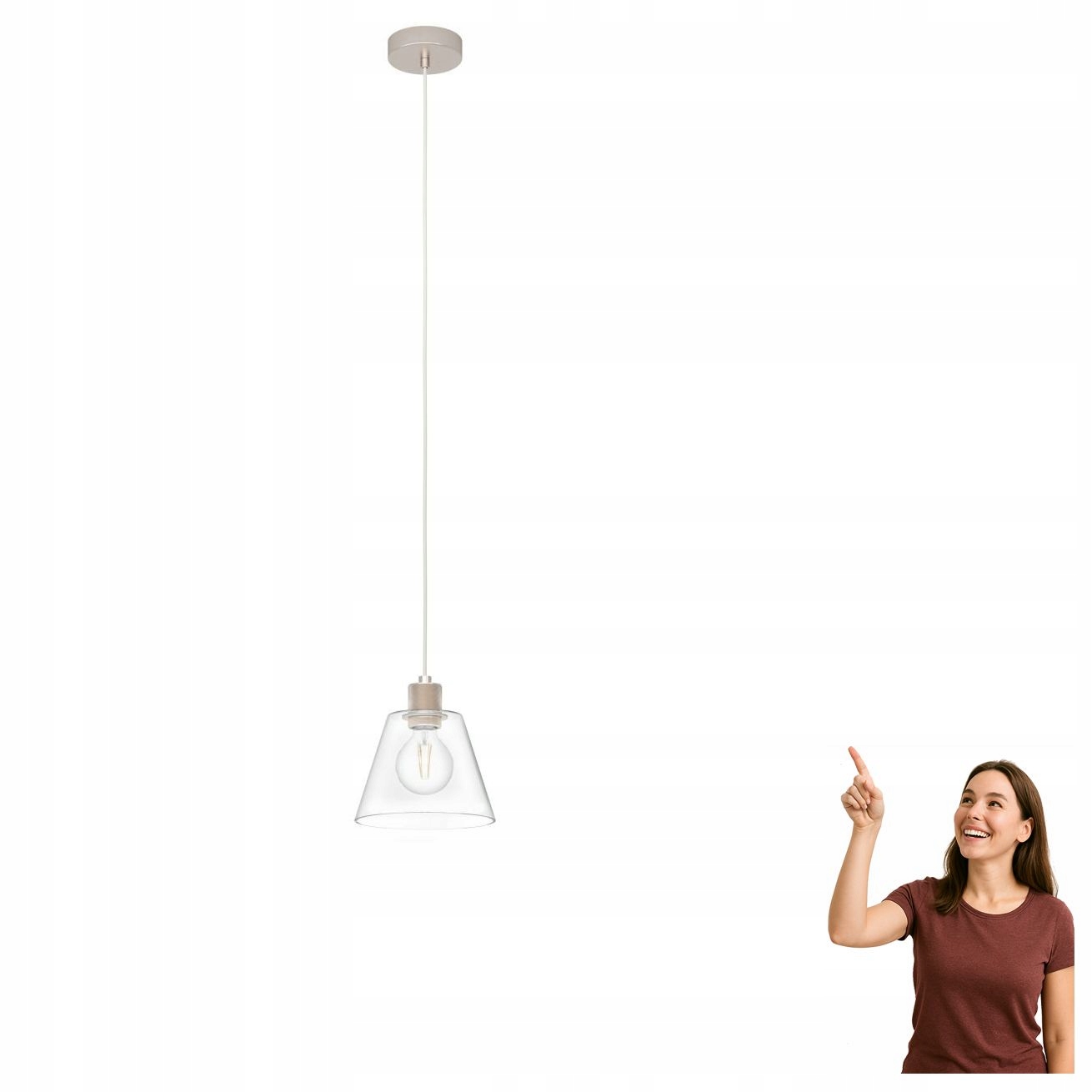 Závesná lampa Copley 43631 Eglo