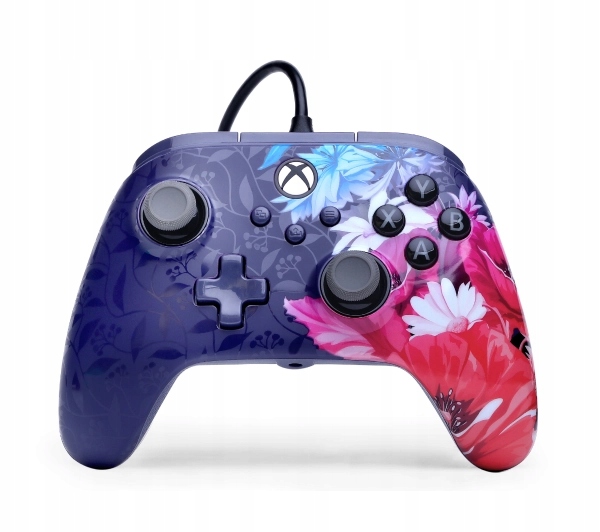 Gamepad PowerA Advantage Plus Wired Controller Night Blossom do Xbox Series