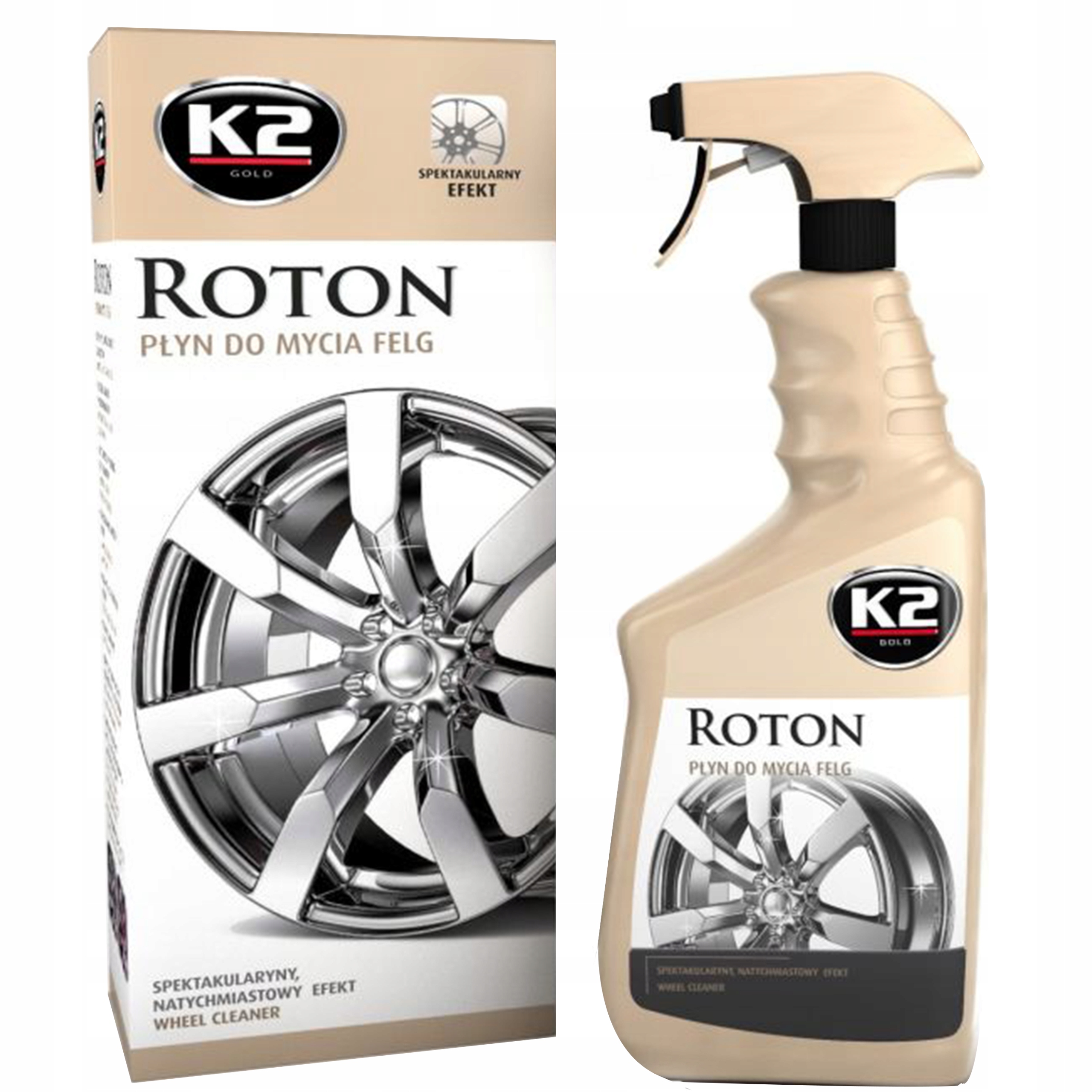 K2 ROTON PŁYN DO MYCIA FELG KOŁPAKÓW 700ml